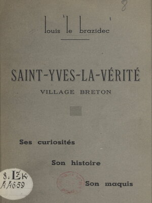 cover image of Saint-Yves-la-Vérité, village breton